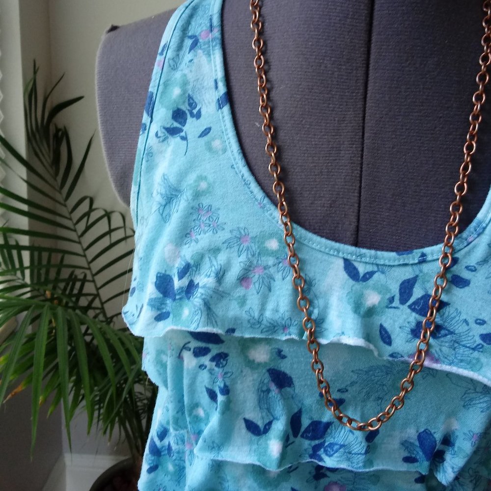 Mudd Ruffled Front Racer Back Tank - Picture 3 of 8